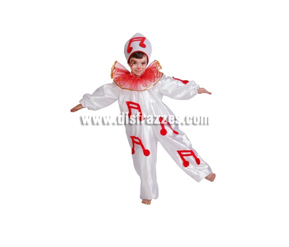 Disfraz de Pierrot infantil para Carnaval. Alta calidad. Hecho en España. Disponible en varias tallas. Incluye traje y gorro. Éste disfraz de Carnaval es ideal para divertirse en las Fiestas de Carnavales tan divertidas y estrambóticas como siempre y que cada vez se celebran en más Pueblos, Villas  y Ciudades, tanto en la calle como en Pubs, Discotecas, Casas particulares,  Restaurantes o Colegios y disfrazándote con un traje de Carnaval ayudarás a crear ese ambiente Carnavalesco, tan divertido, multicolor y variopinto  que a todos nos fascina y nos divierte.
¡¡Compra tu disfraz para Carnaval en nuestra tienda de disfraces, será divertido!!

