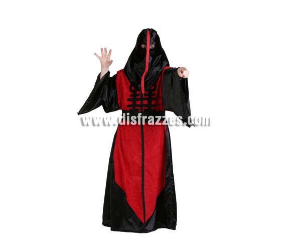 Disfraz de Siniestro infantil para Halloween. Alta calidad. Hecho en España. Disponible en varias tallas. Incluye túnica, cinturón y capucha. Éste disfraz de Halloween es ideal para celebrar la Fiesta de la Noche de las Brujas en Pubs, Discotecas, Casas particulares,  Restaurantes o Colegios y ayudar a crear un ambiente terrorífico y tenebroso indispensable para la Noche de Halloween la cual se celebra la víspera de Todos los Santos.
¡¡Compra tu disfraz para Halloween en nuestra tienda de disfraces, será divertido!!
