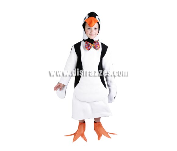 Disfraz de Pingüino infantil. Alta calidad. Hecho en España. Disponible en varias tallas. Disfraz de Pingüino para niño y para niña. Éste disfraz de Carnaval es ideal para divertirse en las Fiestas de Carnavales tan divertidas y estrambóticas como siempre y que cada vez se celebran en más Pueblos, Villas  y Ciudades, tanto en la calle como en Pubs, Discotecas, Casas particulares, Restaurantes o Colegios y disfrazándote con un traje de Carnaval ayudarás a crear ese ambiente Carnavalesco, tan divertido, multicolor y variopinto que a todos nos fascina y nos divierte.
¡¡Compra tu disfraz para Carnaval en nuestra tienda de disfraces, será divertido!!

