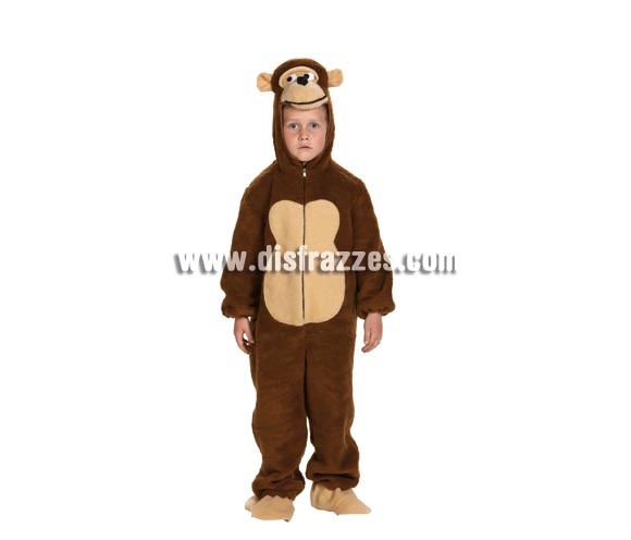 Disfraz de Mono o Monito infantil. Alta calidad. Hecho en España. Disponible en varias tallas. Incluye mono con capucha y cubrepies. Éste disfraz de Carnaval es ideal para divertirse en las Fiestas de Carnavales tan divertidas y estrambóticas como siempre y que cada vez se celebran en más Pueblos, Villas  y Ciudades, tanto en la calle como en Pub's, Discotecas, Casas particulares,  Restaurantes o Colegios y disfrazándote con un traje de Carnaval ayudarás a crear ese ambiente Carnavalesco, tan divertido, multicolor y variopinto  que a todos nos fascina y nos divierte.
¡¡Compra tu disfraz para Carnaval en nuestra tienda de disfraces, será divertido!!
