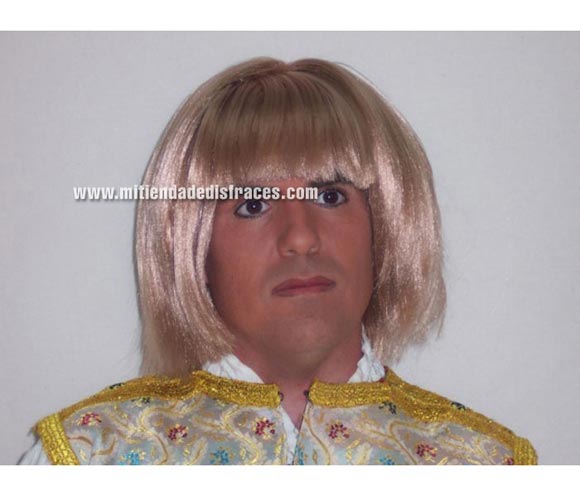 Peluca Colon rubio. Muy buena calidad. Fabricada en España. Talla universal.