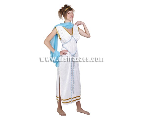Disfraz de Romana adulta para Carnaval. Alta calidad. Hecho en España. Talla única 40/44. Incluye túnica con cinturón y tul azul. Éste disfraz de Carnaval es ideal para divertirse en las Fiestas de Carnavales tan divertidas y estrambóticas como siempre y que cada vez se celebran en más Pueblos, Villas  y Ciudades, tanto en la calle como en Pubs, Discotecas, Casas particulares,  Restaurantes o Colegios y disfrazándote con un traje de Carnaval ayudarás a crear ese ambiente Carnavalesco, tan divertido, multicolor y variopinto  que a todos nos fascina y nos divierte.
¡¡Compra tu disfraz para Carnaval en nuestra tienda de disfraces, será divertido!!
