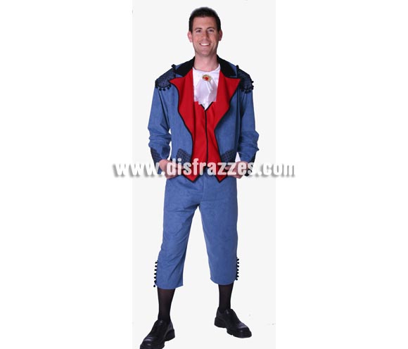 Disfraz de Goyesco adulto para la Feria de San Isidro. Alta calidad. Hecho en España. Talla única 50. Medias y zapatos NO incluidos. Éste disfraz de Goyesco es ideal para celebrar las Fiestas o Ferias Madrileñas.
¡¡Compra tu disfraz para la Feria de San Isidro en nuestra tienda de disfraces, será divertido!! 