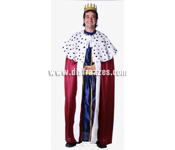 Disfraz de Rey Mago Melchor adulto para Navidad. Alta calidad. Hecho en España. Talla única 52/56. Corona NO incluida, podrás verla en la sección de Complementos para Navidad. Éste disfraz de Navidad es ideal para la época Navideña en la que los niños hacen teatros de Belenes e interpretan canciones tradicionales en los Colegios y se comienzan a preparar las Fiestas en las que Reina la Paz y la Unidad. Disfrazándote con un disfraz para Navidad, o disfrazando a tus hijos con disfraces de Navidad, ayudas a crear ese ambiente mágico en el que los peques se sienten protagonistas y ven el auténtico Espíritu Navideño que entre todos debemos crear.
¡¡Compra tu disfraz para Navidad en nuestra tienda de disfraces, será divertido!!

