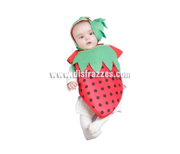 Disfraz Babero Fresita bebé para Carnaval. Talla de 6 meses. Alta calidad. Hecho en España. Incluye babero y gorrito. Éste disfraz de Carnaval es ideal para divertirse en las Fiestas de Carnavales tan divertidas y estrambóticas como siempre y que cada vez se celebran en más Pueblos, Villas  y Ciudades, tanto en la calle como en Pubs, Discotecas, Casas particulares,  Restaurantes o Colegios y disfrazándote con un traje de Carnaval ayudarás a crear ese ambiente Carnavalesco, tan divertido, multicolor y variopinto  que a todos nos fascina y nos divierte.
¡¡Compra tu disfraz para Carnaval en nuestra tienda de disfraces, será divertido!!
