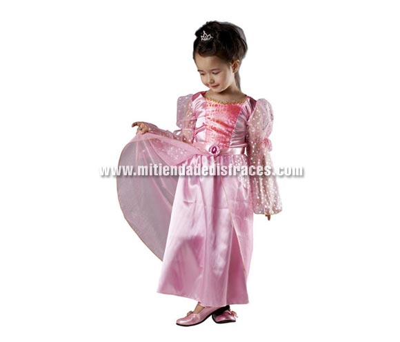 Disfraz de Princesa Mágica Rosa infantil. Talla de de 5 a 6 años. Incluye vestido.