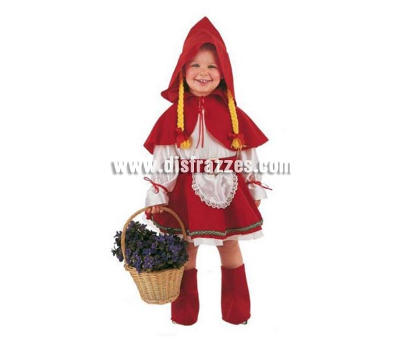Disfraz de Caperucita infantil Deluxe para Carnaval. Disponible en varias tallas. Incluye cubrebotas, vestido con cinturón y capelina con trenzas. Alta calidad. Hecho en España. Éste disfraz de Carnaval es ideal para divertirse en las Fiestas de Carnavales tan divertidas y estrambóticas como siempre y que cada vez se celebran en más Pueblos, Villas  y Ciudades, tanto en la calle como en Pubs, Discotecas, Casas particulares, Restaurantes o Colegios y disfrazándote con un traje de Carnaval ayudarás a crear ese ambiente Carnavalesco, tan divertido, multicolor y variopinto que a todos nos fascina y nos divierte.
¡¡Compra tu disfraz para Carnaval en nuestra tienda de disfraces, será divertido!!
