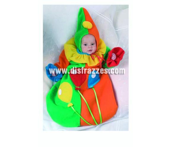 Disfraz Saquito Payaso bebé para Carnaval. Talla de 6 a 9 meses. Alta calidad. Hecho en España. Incluye gorro y saquito. Éste disfraz de Carnaval es ideal para divertirse en las Fiestas de Carnavales tan divertidas y estrambóticas como siempre y que cada vez se celebran en más Pueblos, Villas  y Ciudades, tanto en la calle como en Pubs, Discotecas, Casas particulares, Restaurantes o Colegios y disfrazándote con un traje de Carnaval ayudarás a crear ese ambiente Carnavalesco, tan divertido, multicolor y variopinto que a todos nos fascina y nos divierte.
¡¡Compra tu disfraz para Carnaval en nuestra tienda de disfraces, será divertido!!
