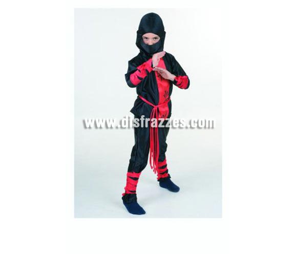 Disfraz de Ninja infantil. Alta calidad. Hecho en España. Disponible en varias tallas.