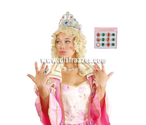 Anillo rubí surtidos. Ideal como complemento de tu disfraz para Carnaval para ir de Fiesta a Pub's, Discotecas, Casas particulares, Restaurantes o Colegios y ayudar a crear un ambiente Carnavalesco y Festivo propio de la Fiesta de Carnavales.