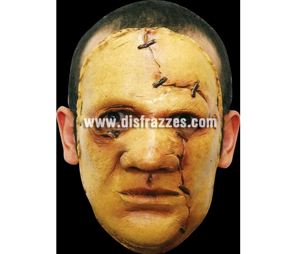 Máscara (5) de media cara de Asesino en serie de látex. Alta calidad. Fabricada en látex artesanalmente por una empresa que realiza efectos especiales para Hollywood. Máscara o Careta de Halloween ideal para ir de Fiesta la Noche de las Brujas a Pubs, Discotecas, Casas particulares o Restaurantes y ayudar a crear un ambiente terrorífico y tenebroso en la Fiesta de Halloween. ¡¡Compra tu careta o tu máscara para Halloween en nuestra tienda de disfraces, será divertido!!