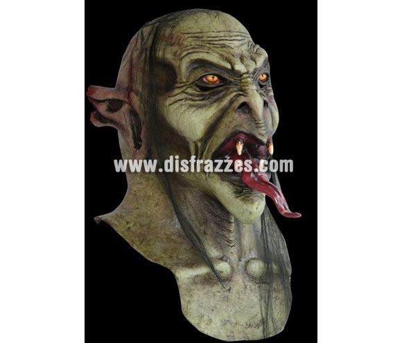 Máscara de Lizzark de látex para Halloween. Alta calidad. Fabricada en látex artesanalmente por una empresa que hacen efectos especiales para Hollywood. Mezcla entre zombie y monstruo de lengua larga. Máscara o Careta de Halloween ideal para ir de Fiesta la Noche de las Brujas a Pubs, Discotecas, Casas particulares o Restaurantes y ayudar a crear un ambiente terrorífico y tenebroso en la Fiesta de Halloween.
¡¡Compra tu careta o tu máscara para Halloween en nuestra tienda de disfraces, será divertido!!
