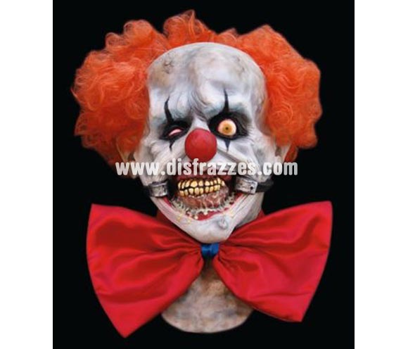 Máscara de Smiley de látex para Halloween. Alta calidad. Fabricada en látex artesanalmente por una empresa que hacen efectos especiales para Hollywood. Máscara de Payaso Zombie risueño. Máscara o Careta de Halloween ideal para ir de Fiesta la Noche de las Brujas a Pubs, Discotecas, Casas particulares o Restaurantes y ayudar a crear un ambiente terrorífico y tenebroso en la Fiesta de Halloween.
¡¡Compra tu careta o tu máscara para Halloween en nuestra tienda de disfraces, será divertido!!
