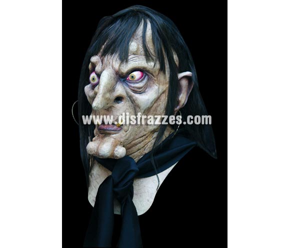 Máscara de The Secretary para Halloween. Máscara de Bruja Moderna. Alta calidad. Fabricada en látex artesanalmente por una empresa que realiza efectos especiales para Hollywood. Máscara o Careta de Halloween ideal para ir de Fiesta la Noche de las Brujas a Pubs, Discotecas, Casas particulares o Restaurantes y ayudar a crear un ambiente terrorífico y tenebroso en la Fiesta de Halloween. ¡¡Compra tu careta o tu máscara para Halloween en nuestra tienda de disfraces, será divertido!!
