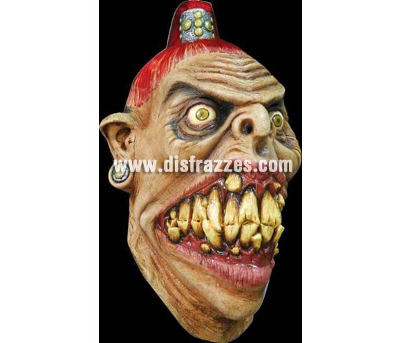 Máscara de Ali Baba para Halloween. Alta calidad. Fabricada en látex artesanalmente por una empresa que realiza efectos especiales para Hollywood. Máscara o Careta de Halloween ideal para ir de Fiesta la Noche de las Brujas a Pubs, Discotecas, Casas particulares o Restaurantes y ayudar a crear un ambiente terrorífico y tenebroso en la Fiesta de Halloween. ¡¡Compra tu careta o tu máscara para Halloween en nuestra tienda de disfraces, será divertido!!