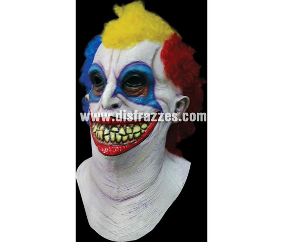 Máscara de Booba para Halloween. Máscara de Payaso Mutante. Alta calidad. Fabricada en látex artesanalmente por una empresa que realiza efectos especiales para Hollywood. Máscara o Careta de Halloween ideal para ir de Fiesta la Noche de las Brujas a Pubs, Discotecas, Casas particulares o Restaurantes y ayudar a crear un ambiente terrorífico y tenebroso en la Fiesta de Halloween. ¡¡Compra tu careta o tu máscara para Halloween en nuestra tienda de disfraces, será divertido!!