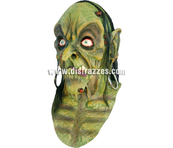Máscara de Belladonna para Halloween. Alta calidad. Fabricada en látex artesanalmente por una empresa que hacen efectos especiales para Hollywood. Máscara de Bruja de cabeza entera. Máscara o Careta de Halloween ideal para ir de Fiesta la Noche de las Brujas a Pubs, Discotecas, Casas particulares o Restaurantes y ayudar a crear un ambiente terrorífico y tenebroso en la Fiesta de Halloween.
¡¡Compra tu careta o tu máscara para Halloween en nuestra tienda de disfraces, será divertido!!
