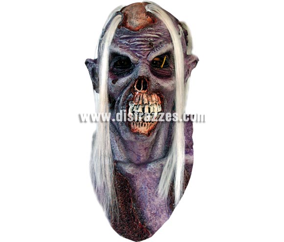 Máscara de Dark Zombie para Halloween. Máscara de Zombie oscuro. Alta calidad. Fabricada en látex artesanalmente por una empresa que realiza efectos especiales para Hollywood. Máscara o Careta de Halloween ideal para ir de Fiesta la Noche de las Brujas a Pubs, Discotecas, Casas particulares o Restaurantes y ayudar a crear un ambiente terrorífico y tenebroso en la Fiesta de Halloween. ¡¡Compra tu careta o tu máscara para Halloween en nuestra tienda de disfraces, será divertido!!