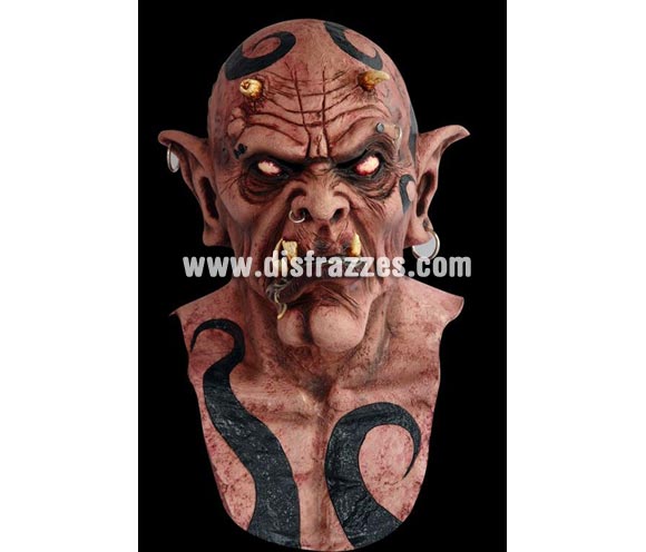 Máscara de Vassago para Halloween. Alta calidad. Fabricada en látex artesanalmente por una empresa que hacen efectos especiales para Hollywood. Máscara de Orco con cuernos. Máscara o Careta de Halloween ideal para ir de Fiesta la Noche de las Brujas a Pubs, Discotecas, Casas particulares o Restaurantes y ayudar a crear un ambiente terrorífico y tenebroso en la Fiesta de Halloween.
¡¡Compra tu careta o tu máscara para Halloween en nuestra tienda de disfraces, será divertido!!
