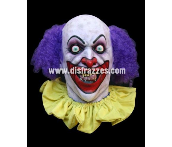 Máscara de Lust Clown para Halloween. Alta calidad. Fabricada en látex artesanalmente por una empresa que hacen efectos especiales para Hollywood. Máscara de Payaso Lujurioso. Máscara o Careta de Halloween ideal para ir de Fiesta la Noche de las Brujas a Pubs, Discotecas, Casas particulares o Restaurantes y ayudar a crear un ambiente terrorífico y tenebroso en la Fiesta de Halloween.
¡¡Compra tu careta o tu máscara para Halloween en nuestra tienda de disfraces, será divertido!!
