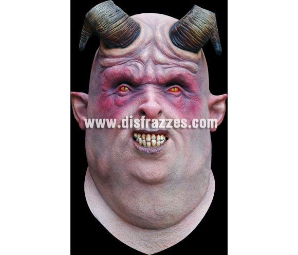 Máscara de Chunk para Halloween. Máscara de Zombie cornicabra. Alta calidad. Fabricada en látex artesanalmente por una empresa que realiza efectos especiales para Hollywood. Máscara o Careta de Halloween ideal para ir de Fiesta la Noche de las Brujas a Pubs, Discotecas, Casas particulares o Restaurantes y ayudar a crear un ambiente terrorífico y tenebroso en la Fiesta de Halloween. ¡¡Compra tu careta o tu máscara para Halloween en nuestra tienda de disfraces, será divertido!!