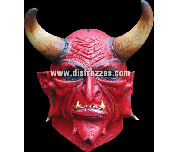 Máscara de Ramsha para Halloween. Alta calidad. Fabricada en látex artesanalmente por una empresa que hace efectos especiales para Hollywood. Máscara de Demonio con cuernos de Rés Brava. Máscara o Careta de Halloween ideal para ir de Fiesta la Noche de las Brujas a Pubs, Discotecas, Casas particulares o Restaurantes y ayudar a crear un ambiente terrorífico y tenebroso en la Fiesta de Halloween.
¡¡Compra tu careta o tu máscara para Halloween en nuestra tienda de disfraces, será divertido!!
