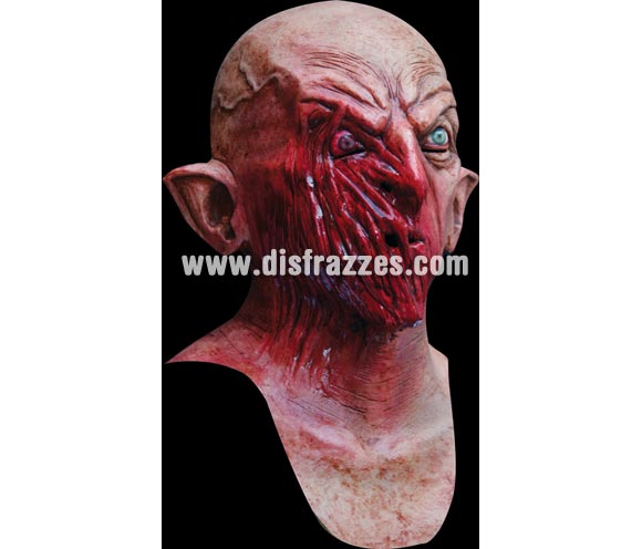 Máscara de Dédalo para Halloween. Máscara de Zombie Dédalo. Alta calidad. Fabricada en látex artesanalmente por una empresa que realiza efectos especiales para Hollywood. Máscara o Careta de Halloween ideal para ir de Fiesta la Noche de las Brujas a Pubs, Discotecas, Casas particulares o Restaurantes y ayudar a crear un ambiente terrorífico y tenebroso en la Fiesta de Halloween. ¡¡Compra tu careta o tu máscara para Halloween en nuestra tienda de disfraces, será divertido!!