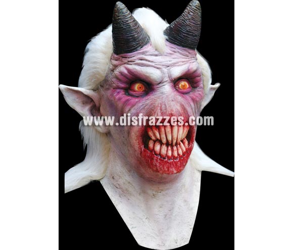 Máscara de Caprakan para Halloween. Alta calidad. Fabricada en látex artesanalmente por una empresa que hace efectos especiales para Hollywood. Máscara de cabeza entera. Máscara de Gorila Blanco poseido. Máscara o Careta de Halloween ideal para ir de Fiesta la Noche de las Brujas a Pubs, Discotecas, Casas particulares o Restaurantes y ayudar a crear un ambiente terrorífico y tenebroso en la Fiesta de Halloween.
¡¡Compra tu careta o tu máscara para Halloween en nuestra tienda de disfraces, será divertido!!
