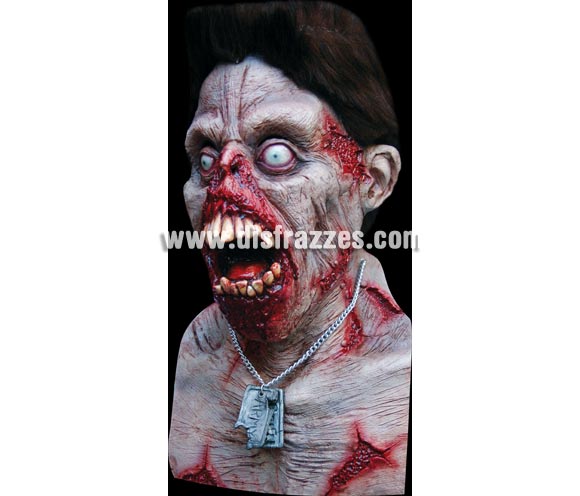 Máscara de The Marine para Halloween. Alta calidad. Fabricada en látex artesanalmente por una empresa que hace efectos especiales para Hollywood. Máscara de Marinero Zombie. Máscara o Careta de Halloween ideal para ir de Fiesta la Noche de las Brujas a Pubs, Discotecas, Casas particulares o Restaurantes y ayudar a crear un ambiente terrorífico y tenebroso en la Fiesta de Halloween.
¡¡Compra tu careta o tu máscara para Halloween en nuestra tienda de disfraces, será divertido!!
