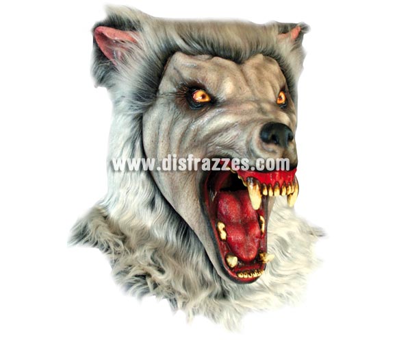 Máscara de Snow Wolf para Halloween. Máscara de cabeza entera. Máscara de Hombre Lobo de las Nieves. Alta calidad. Fabricada en látex artesanalmente por una empresa que realiza efectos especiales para Hollywood. Máscara o Careta de Halloween ideal para ir de Fiesta la Noche de las Brujas a Pubs, Discotecas, Casas particulares o Restaurantes y ayudar a crear un ambiente terrorífico y tenebroso en la Fiesta de Halloween. ¡¡Compra tu careta o tu máscara para Halloween en nuestra tienda de disfraces, será divertido!!