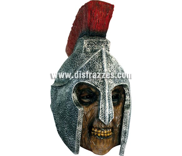 Máscara de Roman Soldier para Halloween. Máscara de Soldado Romano zombie. Alta calidad. Fabricada en látex artesanalmente por una empresa que realiza efectos especiales para Hollywood. Máscara o Careta de Halloween ideal para ir de Fiesta la Noche de las Brujas a Pubs, Discotecas, Casas particulares o Restaurantes y ayudar a crear un ambiente terrorífico y tenebroso en la Fiesta de Halloween. ¡¡Compra tu careta o tu máscara para Halloween en nuestra tienda de disfraces, será divertido!!