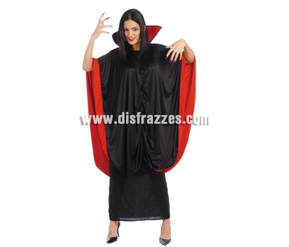 Disfraz de Vampira para Halloween adulta. Talla única 42/44. Incluye vestido y capa. Éste disfraz de Halloween es ideal para celebrar la Fiesta de la Noche de las Brujas cada vez más arraigada en nuestro País en Pub's, Discotecas, Casas particulares,  Restaurantes o Colegios y ayudar a crear un ambiente terrorífico y tenebroso indispensable para la Noche de Halloween la cual se celebra la víspera de Todos los Santos.
¡¡Cómpranos tu disfraz para Halloween, será divertido!!

¡¡¡PRÓXIMA RECEPCIÓN DE ÉSTE ARTÍCULO A PARTIR DE SEPTIEMBRE DE 2010!!!
