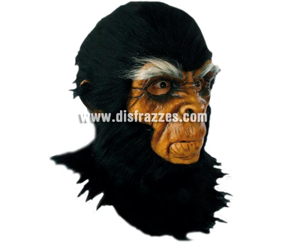 Máscara de Pictecus para Halloween. Máscara de cabeza entera. Máscara de la película El Planeta de los Simios. Alta calidad. Fabricada en látex artesanalmente por una empresa que realiza efectos especiales para Hollywood. Máscara o Careta de Halloween ideal para ir de Fiesta la Noche de las Brujas a Pubs, Discotecas, Casas particulares o Restaurantes y ayudar a crear un ambiente terrorífico y tenebroso en la Fiesta de Halloween. ¡¡Compra tu careta o tu máscara para Halloween en nuestra tienda de disfraces, será divertido!!