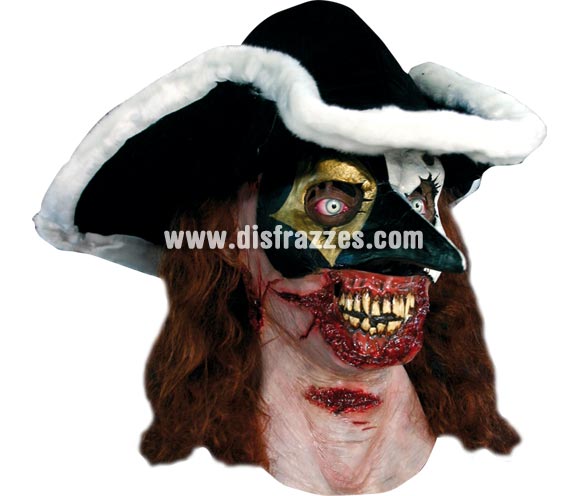 Máscara de Carnaval Zombie para Halloween. Alta calidad. Máscara de cabeza entera. Alta calidad. Fabricada en látex artesanalmente por una empresa que realiza efectos especiales para Hollywood. Máscara o Careta de Halloween ideal para ir de Fiesta la Noche de las Brujas a Pubs, Discotecas, Casas particulares o Restaurantes y ayudar a crear un ambiente terrorífico y tenebroso en la Fiesta de Halloween. ¡¡Compra tu careta o tu máscara para Halloween en nuestra tienda de disfraces, será divertido!!