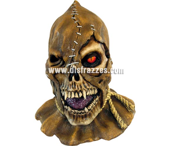 Máscara de Skullcrow para Halloween. Alta calidad. Fabricada en látex artesanalmente por una empresa que hace efectos especiales para Hollywood. Máscara de cabeza entera. Máscara de Momia resucitada. Máscara o Careta de Halloween ideal para ir de Fiesta la Noche de las Brujas a Pubs, Discotecas, Casas particulares o Restaurantes y ayudar a crear un ambiente terrorífico y tenebroso en la Fiesta de Halloween.
¡¡Compra tu careta o tu máscara para Halloween en nuestra tienda de disfraces, será divertido!!
