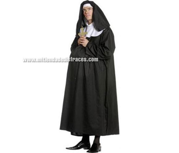 Disfraz de Monja Preñada Adulto.