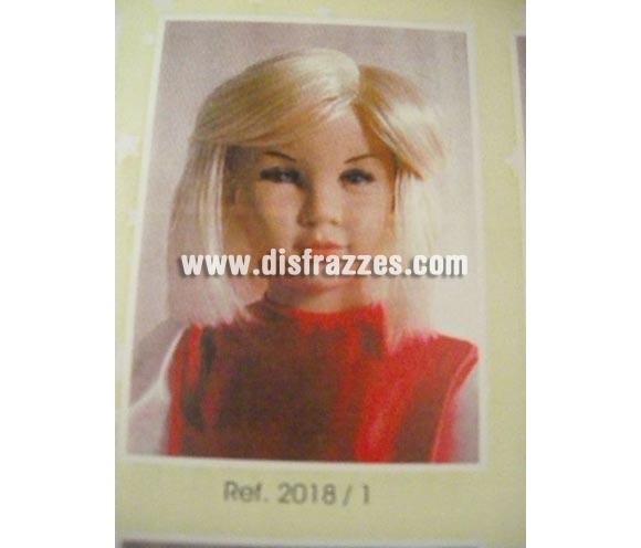 Peluca lisa de niños. Varios Colores. Muy buena calidad. Fabricada en España. Talla Infantil. La imagen no es buena pero te aseguramos que  el artículo es de muy buena calidad.