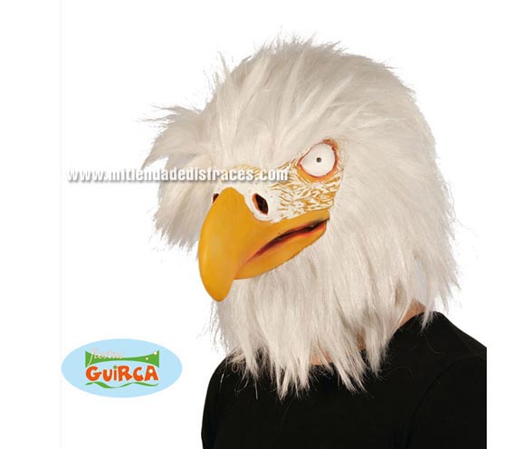 Careta aguila con pelo.