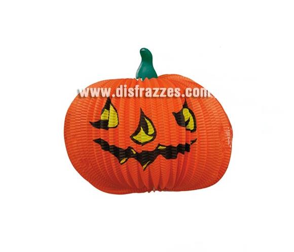 Farol Calabaza de papel fantasía de 36 cm. para Halloween. Artículo muy apropiado para decoración de Halloween en Discotecas, Pub's, Restaurantes, Colegios y Casas particulares y así crear un ambiente terrorífico y tenebroso típico de la Fiesta de Halloween cada vez más seguida por todos.
¡¡Cómpranos la decoración para Halloween, será divertido!!
