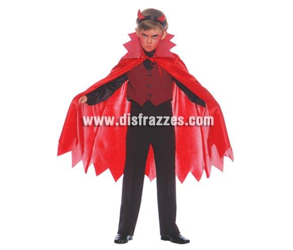 Disfraz de Demonio o Diablo para Halloween infantil. Talla de 4 a 6 años. Éste disfraz de Halloween es ideal para celebrar la Fiesta de la Noche de las Brujas cada vez más arraigada en nuestro País en Pub's, Discotecas, Casas particulares,  Restaurantes o Colegios y ayudar a crear un ambiente terrorífico y tenebroso indispensable para la Noche de Halloween la cual se celebra la víspera de Todos los Santos.
¡¡Cómpranos tu disfraz para Halloween, será divertido!!

¡¡¡PRÓXIMA RECEPCIÓN DE ÉSTE ARTÍCULO A PARTIR DE SEPTIEMBRE DE 2010!!!
