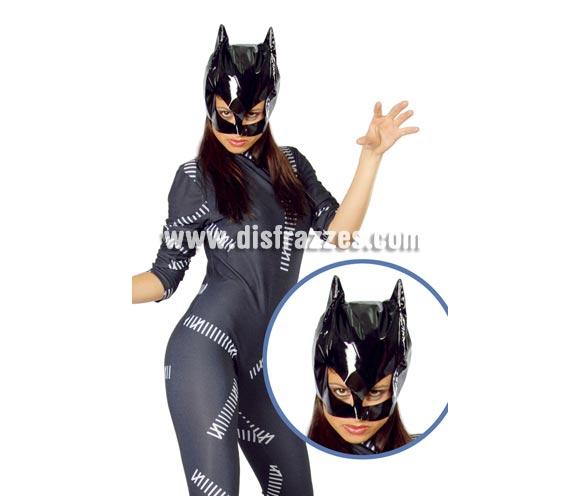 Máscara de Cat Woman. Máscara de mujer gato.