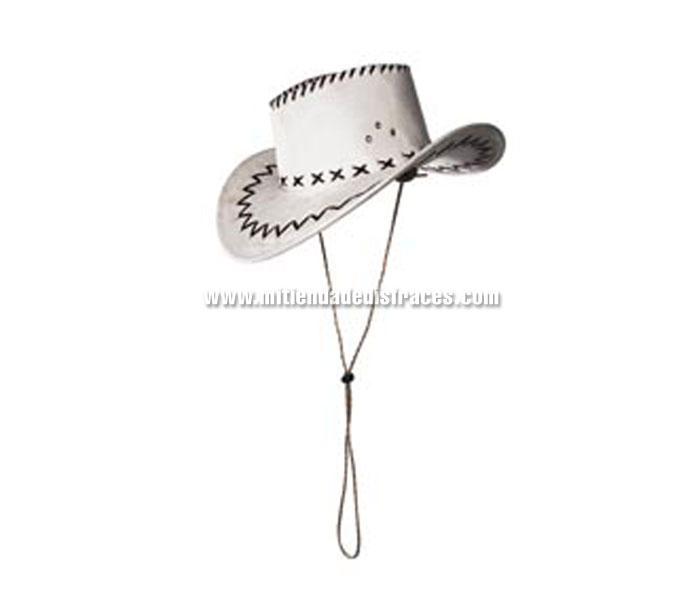 Sombrero cowboy cimarron blanco.