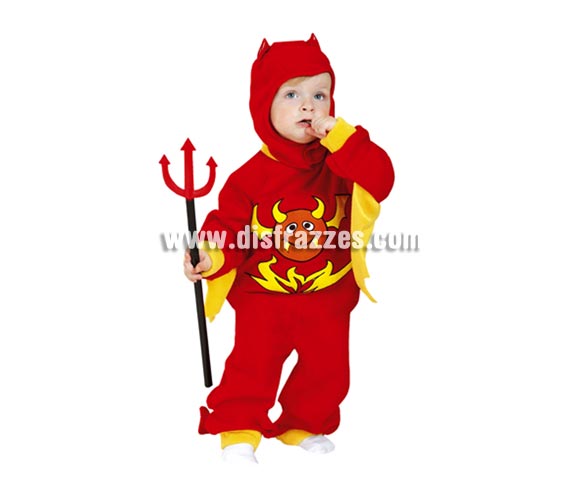 Disfraz de Demonio o Diablo Bebé super barato para Halloween. Talla de 1 a 2 años. Incluye mono con rabo y capucha. Tridente NO incluido, podrás verlo en la sección Complementos de Halloween. Éste disfraz de Halloween es ideal para celebrar la Fiesta de la Noche de las Brujas en Pub's, Discotecas, Casas particulares,  Restaurantes o Colegios y ayudar a crear un ambiente terrorífico y tenebroso indispensable para la Noche de Halloween la cual se celebra la víspera de Todos los Santos.
¡¡Compra tu disfraz para Halloween en nuestra tienda de disfraces, será divertido!!
