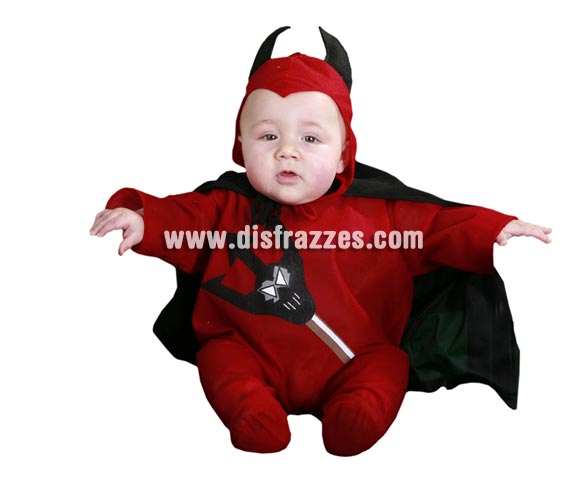 Disfraz de Diablillo o Demonio barato para Halloween. Talla de 6 a 12 meses. Incluye gorro y mono con capa. Éste disfraz de Halloween es ideal para celebrar la Fiesta de la Noche de las Brujas en Pub's, Discotecas, Casas particulares,  Restaurantes o Colegios y ayudar a crear un ambiente terrorífico y tenebroso indispensable para la Noche de Halloween la cual se celebra la víspera de Todos los Santos.
¡¡Compra tu disfraz para Halloween en nuestra tienda de disfraces, será divertido!!

¡¡¡PRÓXIMA RECEPCIÓN DE ÉSTE ARTÍCULO A PARTIR DE SEPTIEMBRE DE 2010!!!

