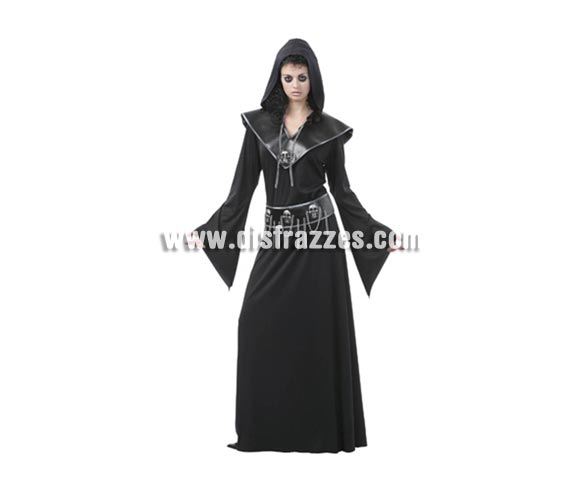 Disfraz de Mujer Ejecutora de las Calaveras para Halloween. Talla estándar M-L = 38/42. Disfraz de Halloween barato que incluye vestido, cinturón y collar. Éste disfraz de Halloween es ideal para celebrar la Fiesta de la Noche de las Brujas cada vez más arraigada en nuestro País en Pub's, Discotecas, Casas particulares,  Restaurantes o Colegios y ayudar a crear un ambiente terrorífico y tenebroso indispensable para la Noche de Halloween la cual se celebra la víspera de Todos los Santos.
¡¡Compra tu disfraz para Halloween en nuestra tienda de disfraces, será divertido!!