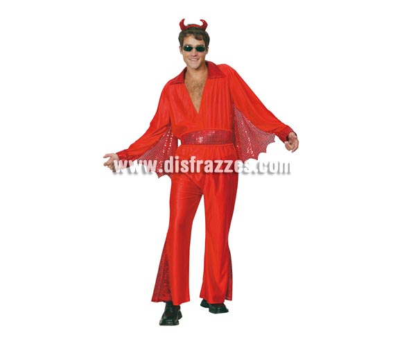 Disfraz de Demonio adulto para Halloween barato. Talla Standar M-L = 52/54. Incluye camisa, pantalón, cinturón y cuernos. Gafas NO incluidas. Éste disfraz de Halloween es ideal para celebrar la Fiesta de la Noche de las Brujas en Pub's, Discotecas, Casas particulares,  Restaurantes o Colegios y ayudar a crear un ambiente terrorífico y tenebroso indispensable para la Noche de Halloween la cual se celebra la víspera de Todos los Santos.
¡¡Compra tu disfraz para Halloween en nuestra tienda de disfraces, será divertido!!
