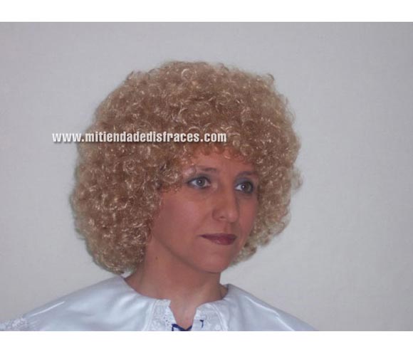 Peluca Payaso castaño. Muy buena calidad. Fabricada en España. Talla universal. Peluca para disfraz de Payaso.