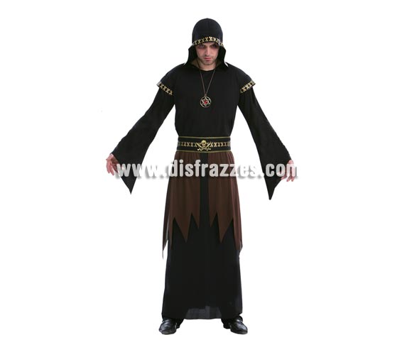 Disfraz de Muerte Hombre adulto económico. Talla única 52/54. Incluye túnica con capucha, cinturón y collar con pentagrama. Éste disfraz de Halloween es ideal para celebrar la Fiesta de la Noche de las Brujas en Pub's, Discotecas, Casas particulares,  Restaurantes o Colegios y ayudar a crear un ambiente terrorífico y tenebroso indispensable para la Noche de Halloween la cual se celebra la víspera de Todos los Santos.
¡¡Compra tu disfraz para Halloween en nuestra tienda de disfraces, será divertido!!

