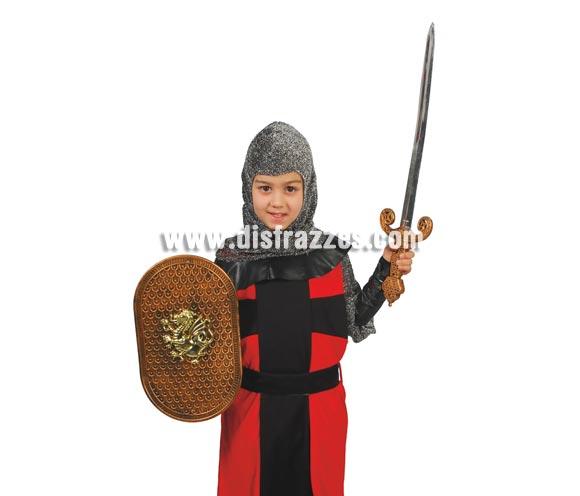 Conjunto infantil escudo y espada de 50 cm.