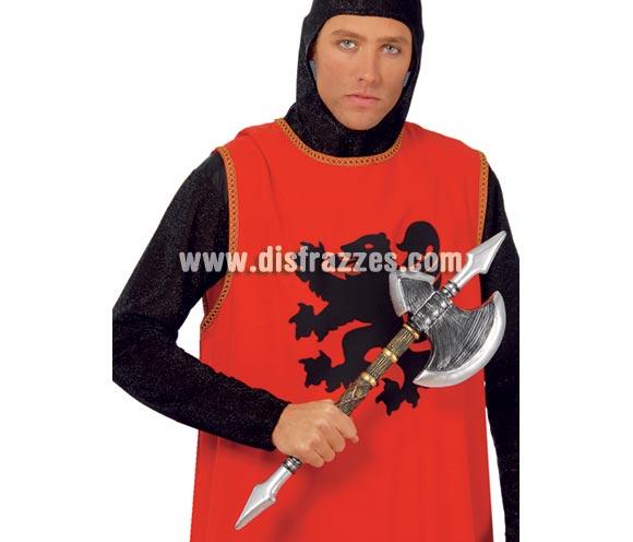 Hacha medieval de 55 cm. Ideal como complemento de tu disfraz para Carnaval para ir de Fiesta a Pub's, Discotecas, Casas particulares, Restaurantes o Colegios y ayudar a crear un ambiente Carnavalesco y Festivo propio de la Fiesta de Carnavales.
¡¡Compra tu complemento para el disfraz de Carnaval en nuestra tienda de disfraces, será divertido!!
